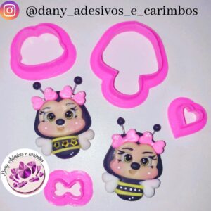 Abelhinha 3,8 x 2,8 cm