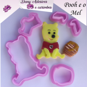 Pooh 6,5cm Potinho 2cm