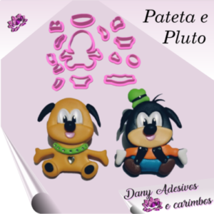 Pateta e Pluto ( 6cm )