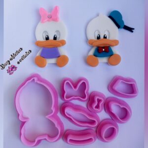 Pato Donald e Margarida  baby ( 5,7 cm )