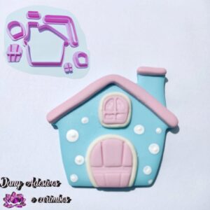 cortador casinha (tema galinha pintadinha 5,5 cm )
