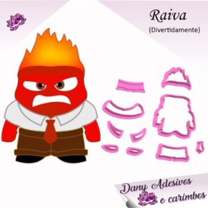Raiva ( tema divertidamente 9 cm)