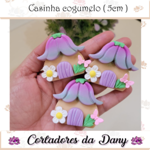 Casinha cogumelo ( 5 cm)