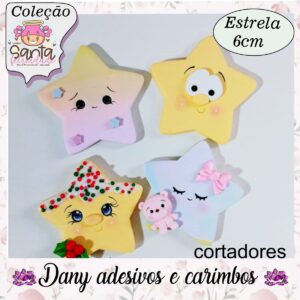 Estrela ( 6cm coleção santa felicidade)