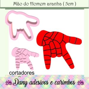 Mão homem aranha (5cm )