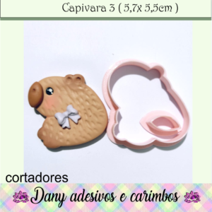 Capivara 3 (5,7x5,5cm )
