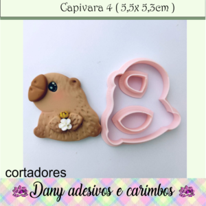 Capivara 4 (5,5x5,3cm )
