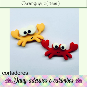 Caranguejo ( 4cm Fundo do mar )