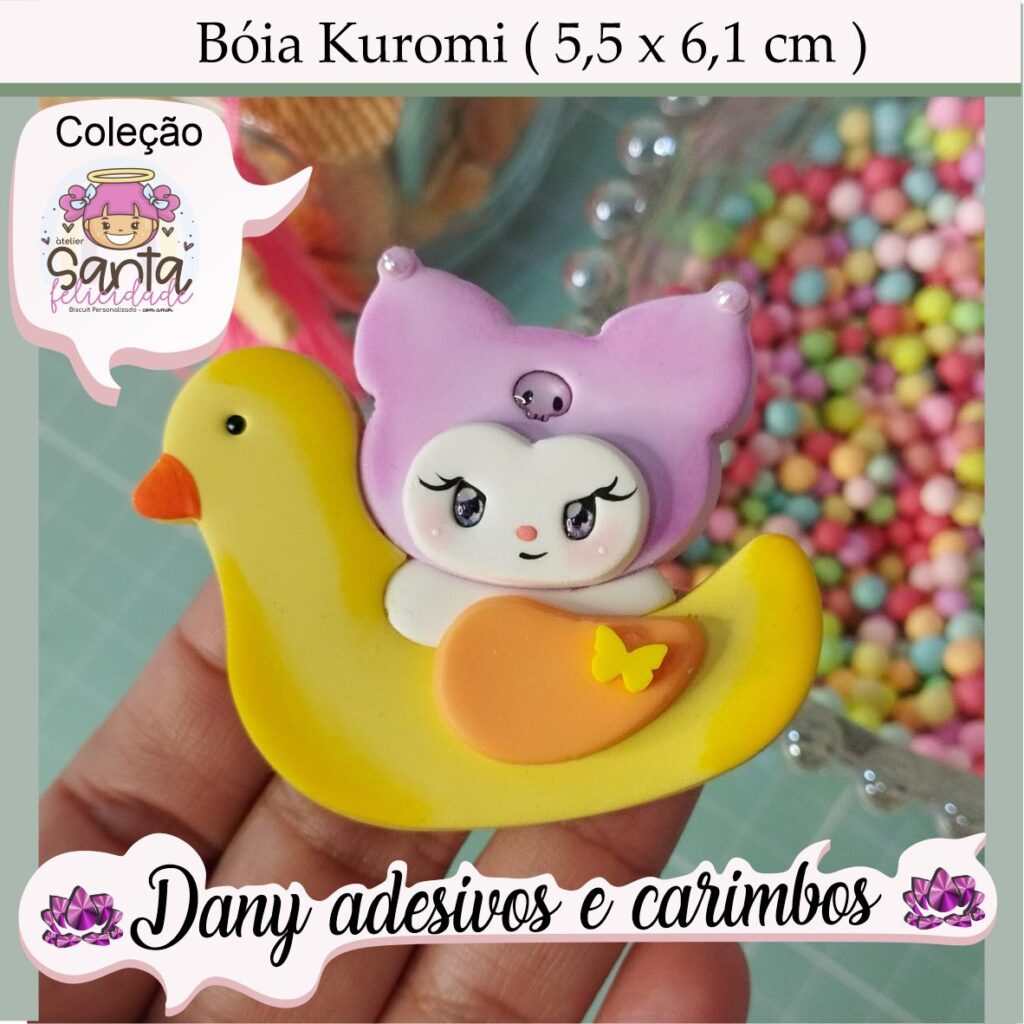 Boia Kuromi( 5,3x6,1cm )