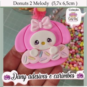 Donuts 2 Melody (aproximadamente 5,7 X 6,5cm )