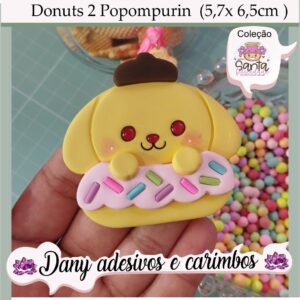Donuts 2 Popompurin (aproximadamente 5,7 X 6,5cm )