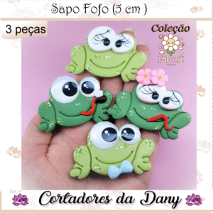 Sapo fofo ( 5cm de corte)