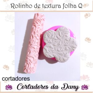 Rolinho de textura folha Q