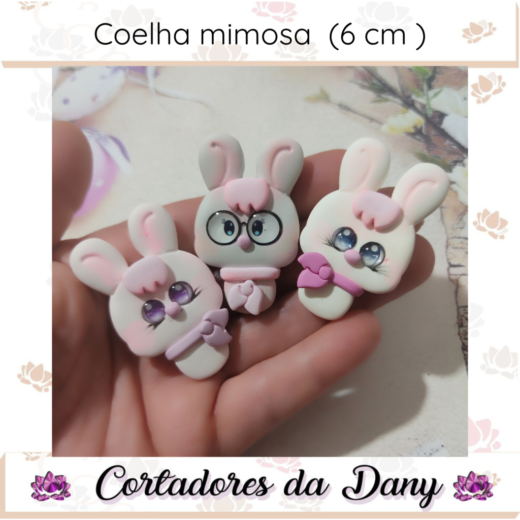 Coelha mimosa 6cm
