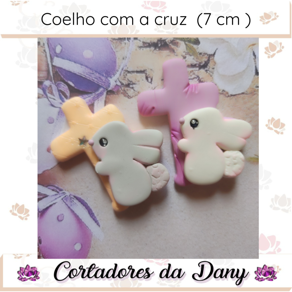 Coelho com a cruz 7cm