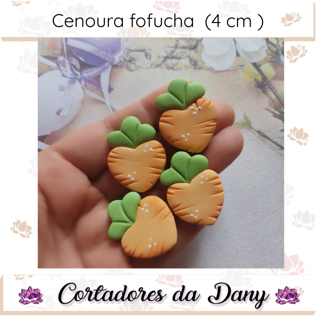 Cenoura fofucha 4cm