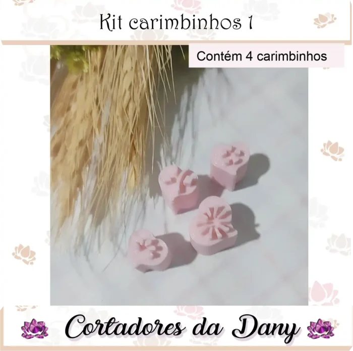 Kit carimbinhos 1 ( contém 4 carimbinhos )