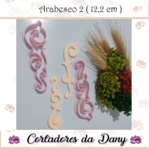 Régua arabesco 2( 12,2cm )