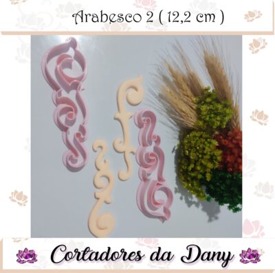 Régua arabesco 2( 12,2cm )