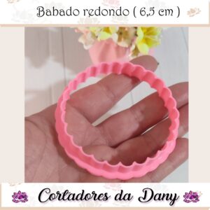 Babado redondo 6,5cm