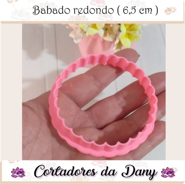 Babado redondo 6,5cm