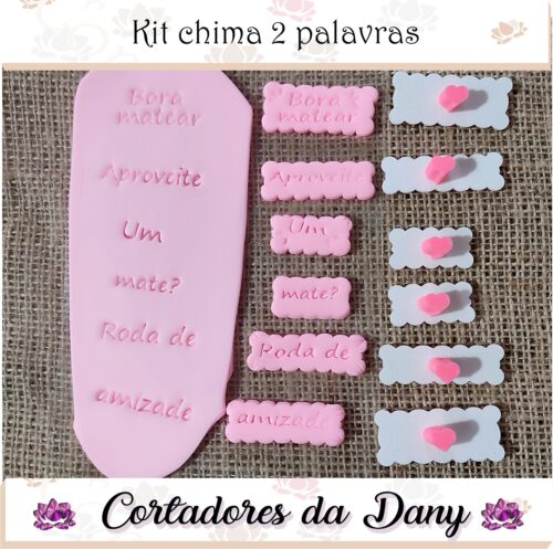 Kit chima 2 palavras