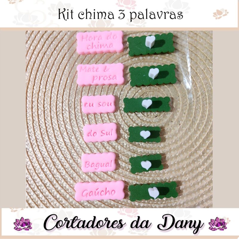 Kit chima 3 palavras