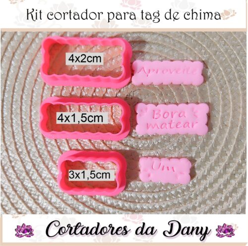 Kit cortador para tag de chima