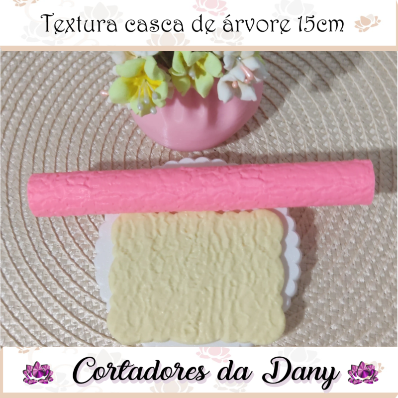 Textura casca de árvore 15cm