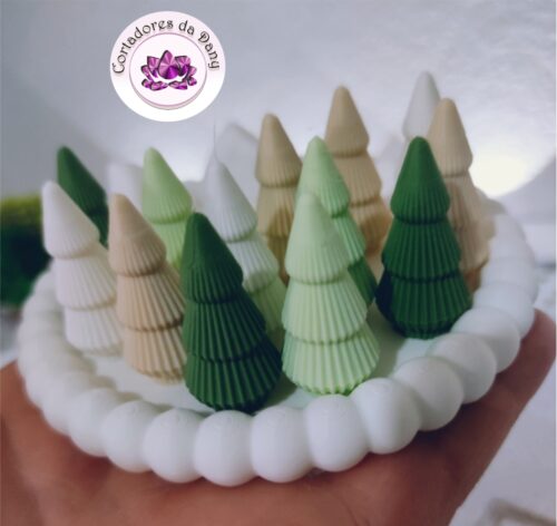 kit 4 mini pinheirinho ( 3,3cm )